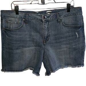 Seven7 Women's Blue Jean Shorts